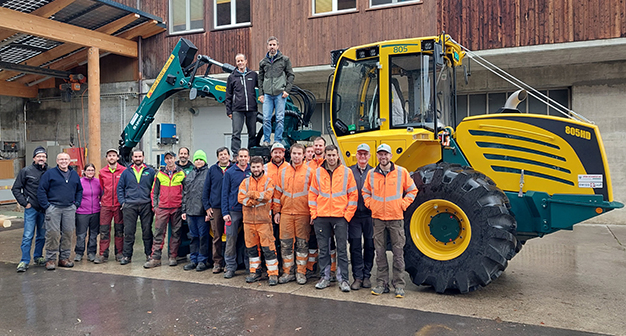 Neue Forstmaschine HSM 805 HD