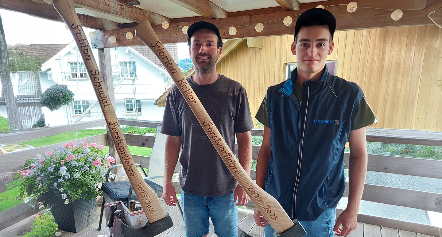 Herzliche Gratulation zum Forstwart EFZ